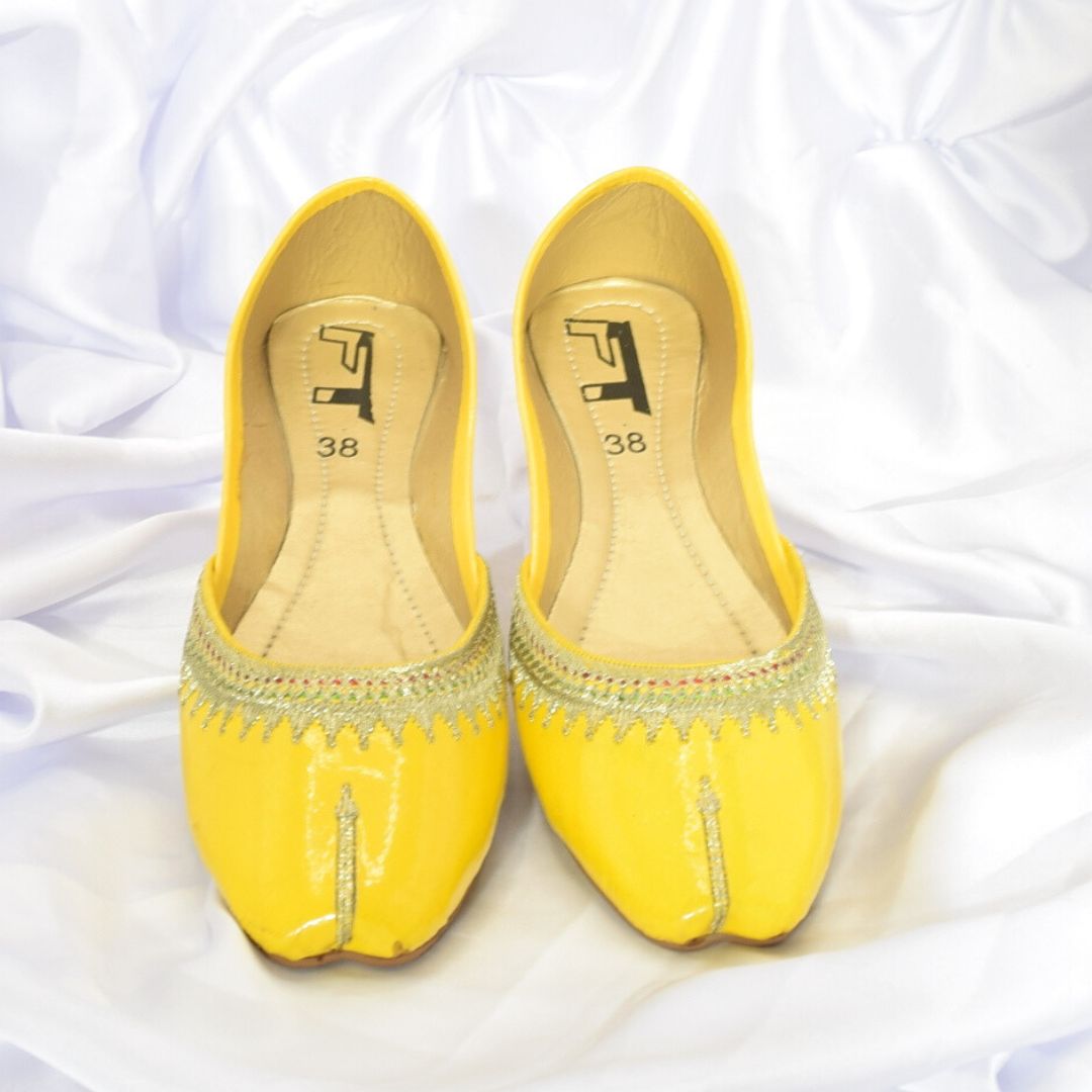 Yellow Khussa For  Women KH0511