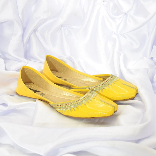 Yellow Khussa For  Women KH0511