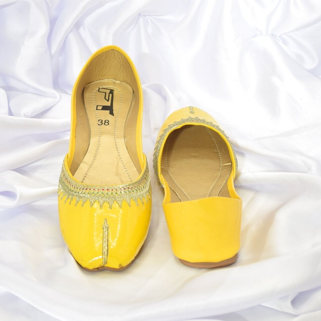 Yellow Khussa For  Women KH0511