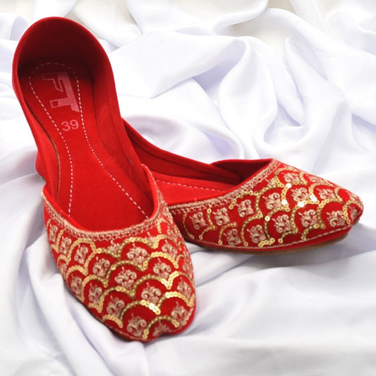 Red Khussa For  Women KH0533