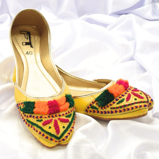 Yellow Khussa For  Women KH0571