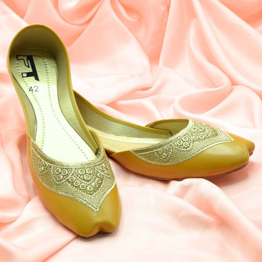 Yellow Khussa For  Women KH0623