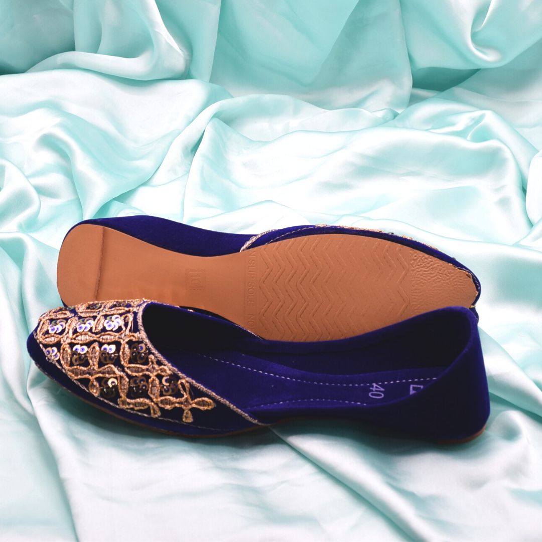 Blue Khussa For  Women KH0627