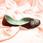 Maroon Khussa For  Women KH0629