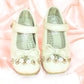 Girls Skin Shoes K0172