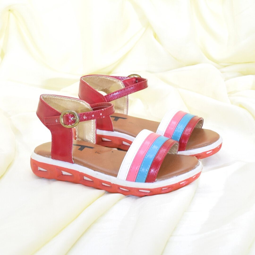 Girls Red Shoes K0236