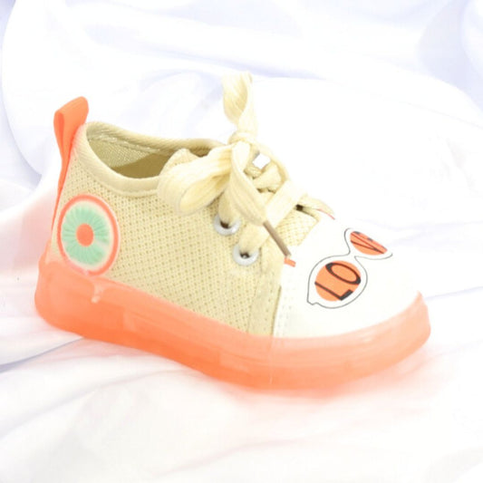 Boys Cream Shoes K0335