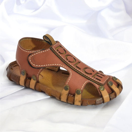 Boys Brown Shoes K0355