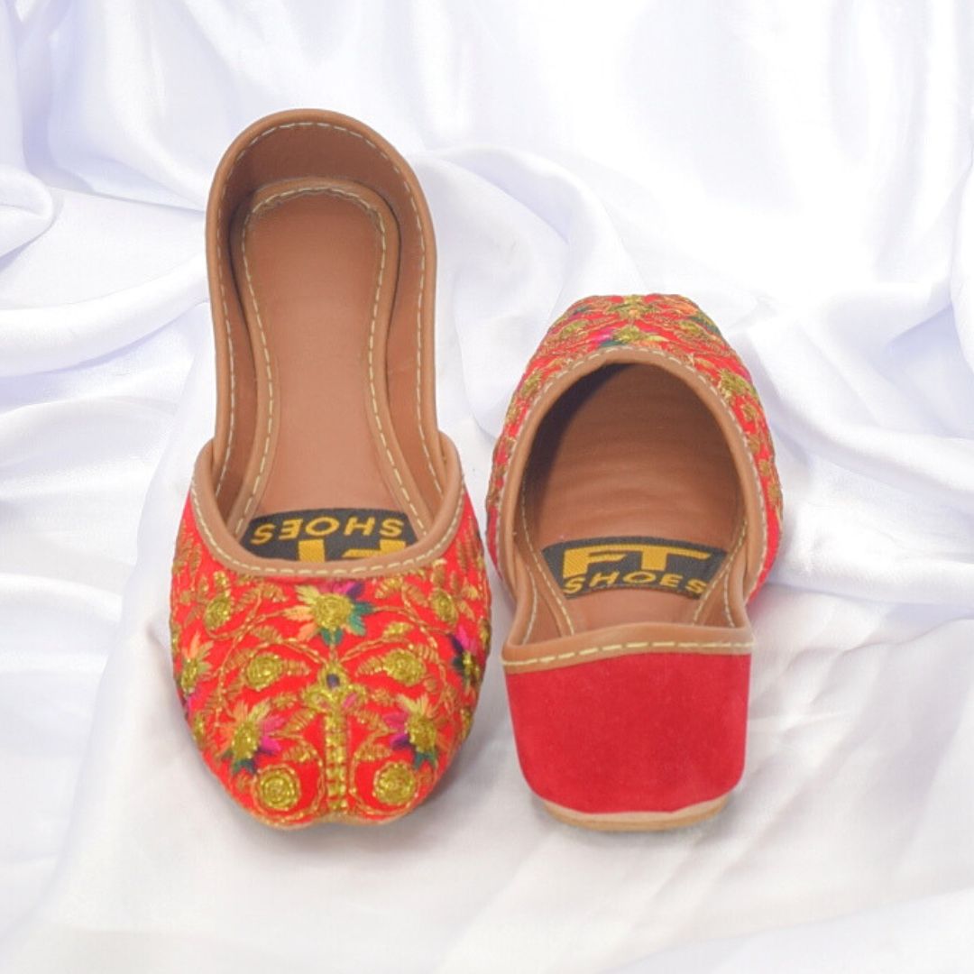 Red Khussa for Girls k0396