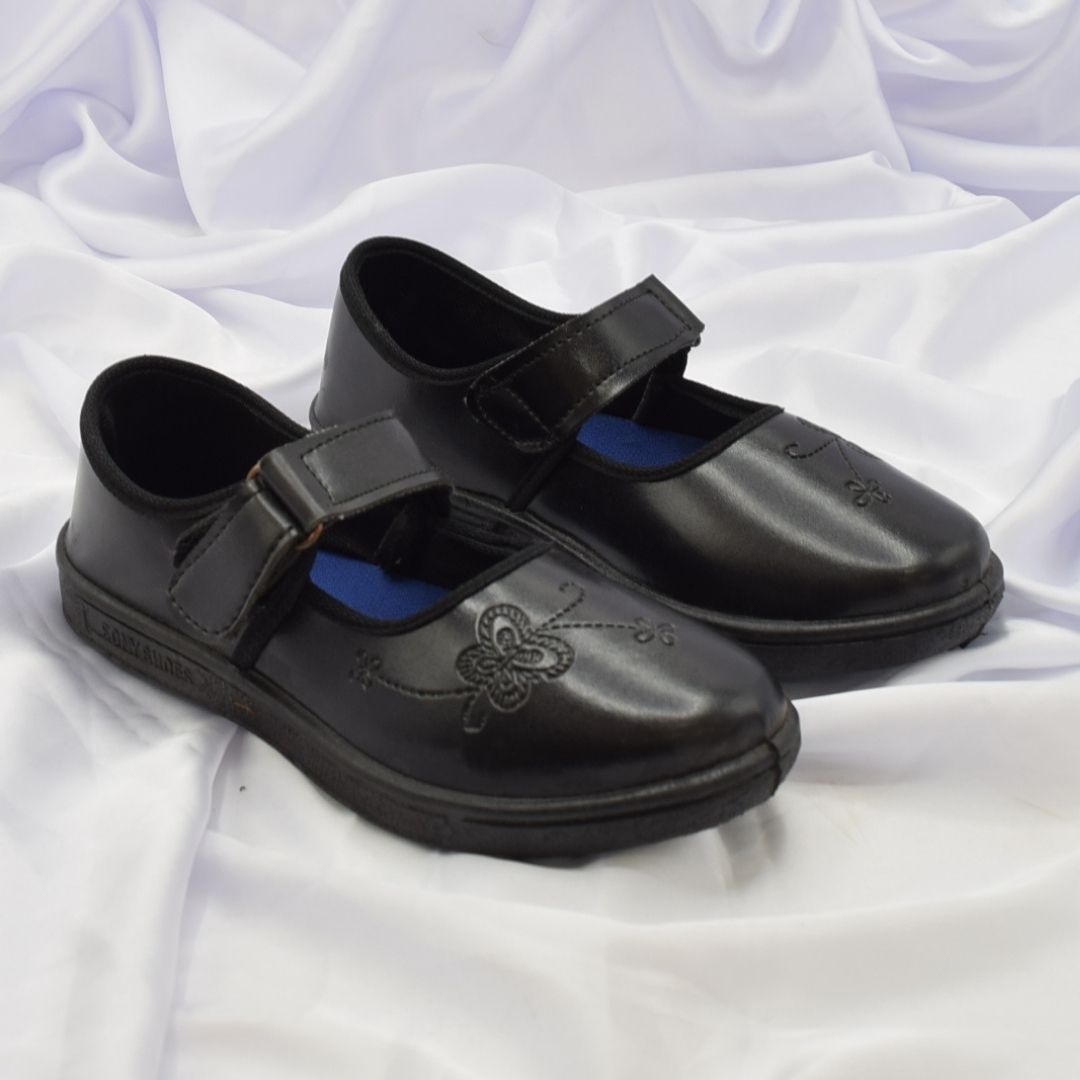 Black Shoes for Girls k0418