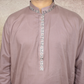 Saddle Brown Men's Plain Kameez Shalwar Stitched Suit MSK0004