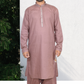 Saddle Brown Men's Plain Kameez Shalwar Stitched Suit MSK0004