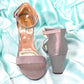 Women Grey Heel Shoes SH0044