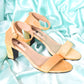 Women Yellow Heel Shoes SH0044