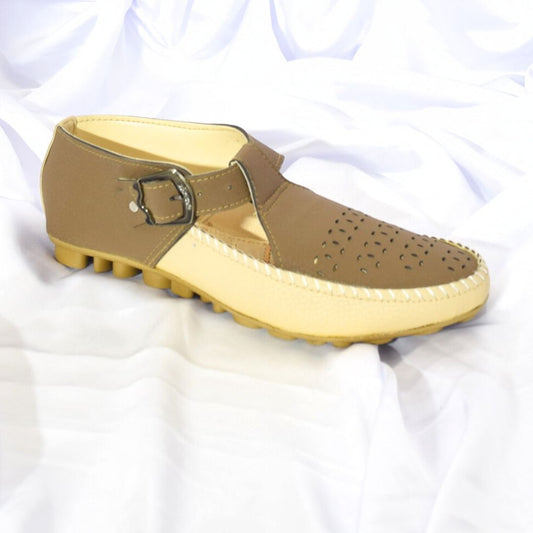 Women Brown Flat Shoes SH0092