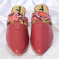 Women Red Flat Shoes SH0103