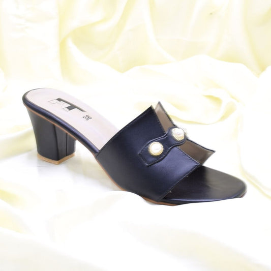 Women Black Heel Shoes SH0249