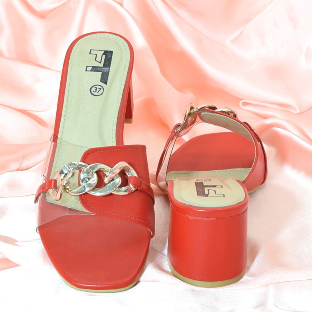 Women Red Heel Shoes SH0278