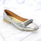 Women Grey Flat Shoes SH0291