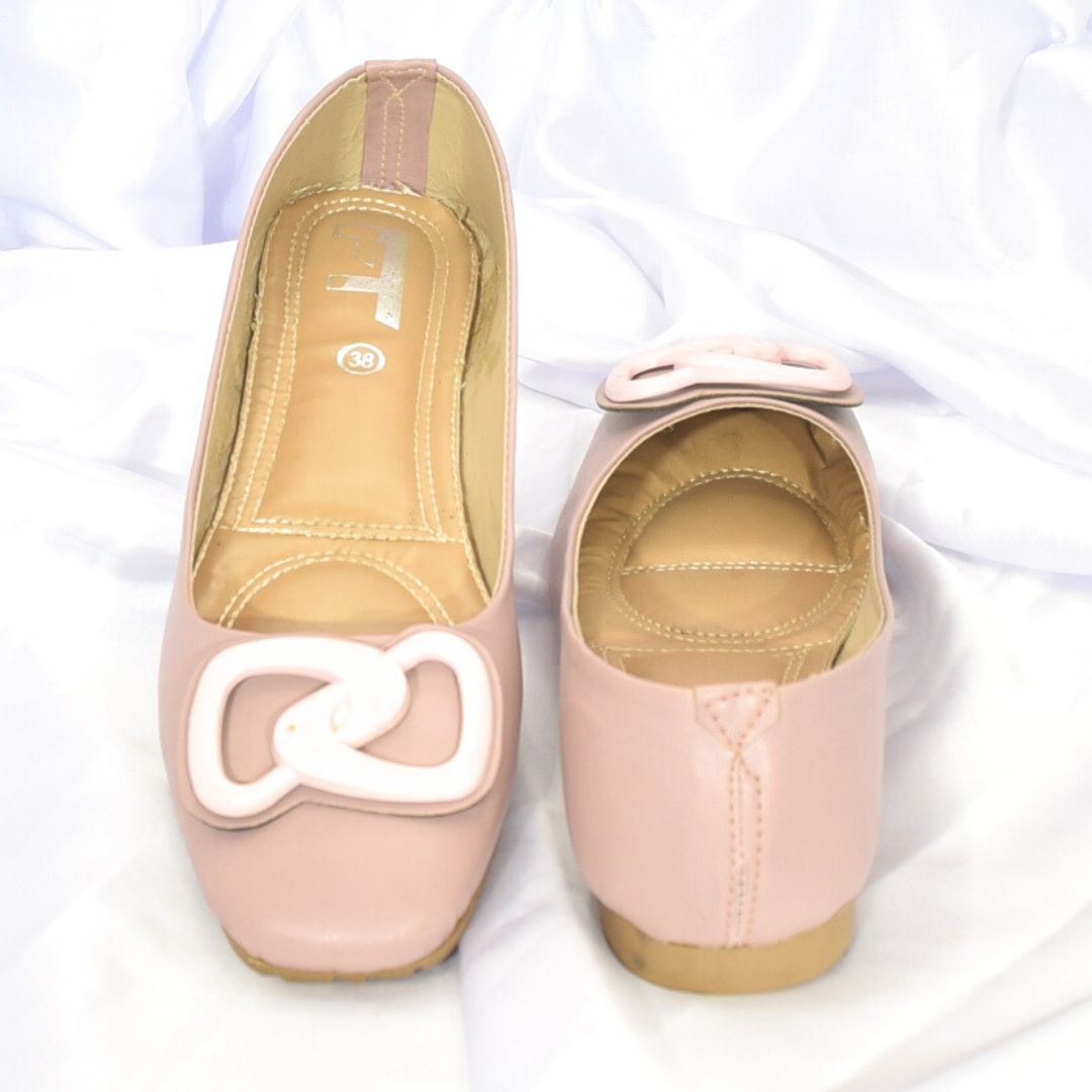 Women Pink Flat Shoes SH0310