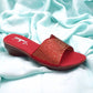 Women Maroon Low Wedge Shoes SH0367