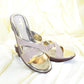 Women Golden Low Wedge Shoes SH0385