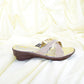 Women Golden Low Wedge Shoes SH0385