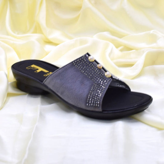 Women Black Low Wedge Shoes SH0403