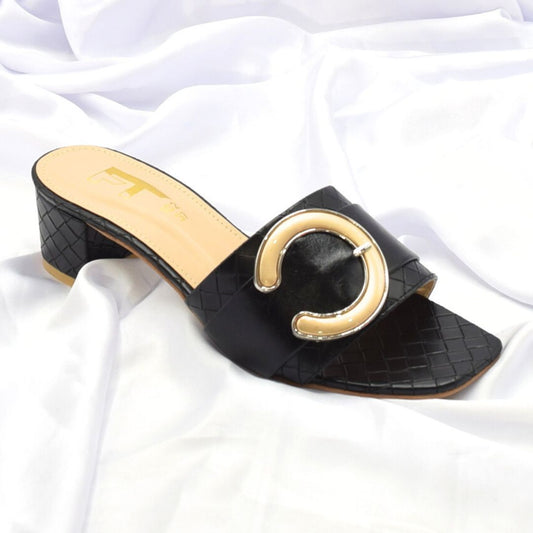 Women Black Heel Shoes SH0408