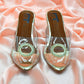 Women Cream Low Heel Shoes SH0435