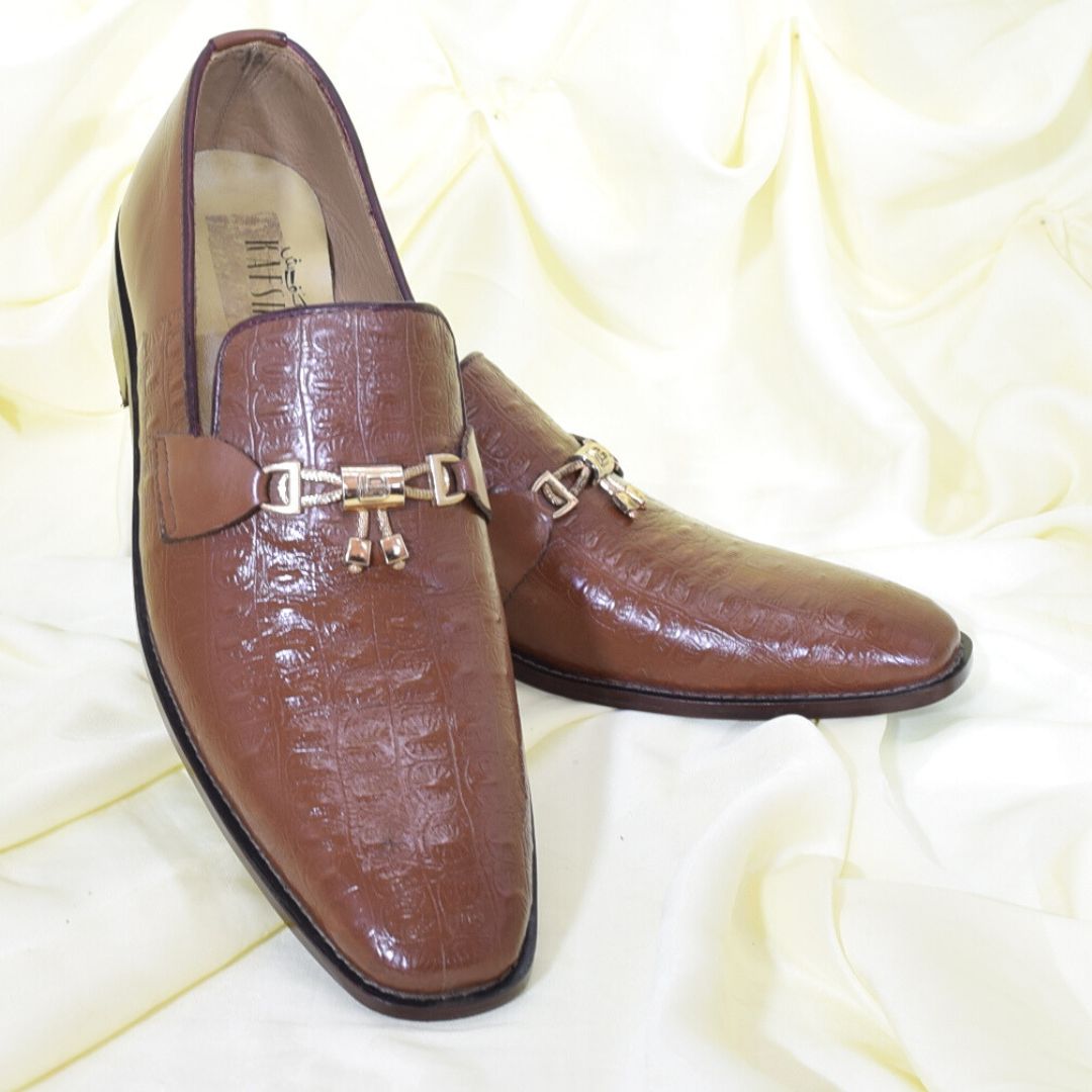 Mustard Men Leather Shoes M0190