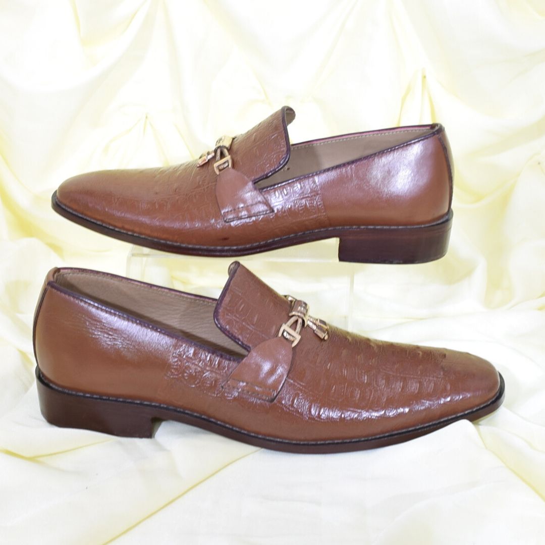 Mustard Men Leather Shoes M0190