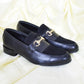 Black Men Leather Shoes M0260