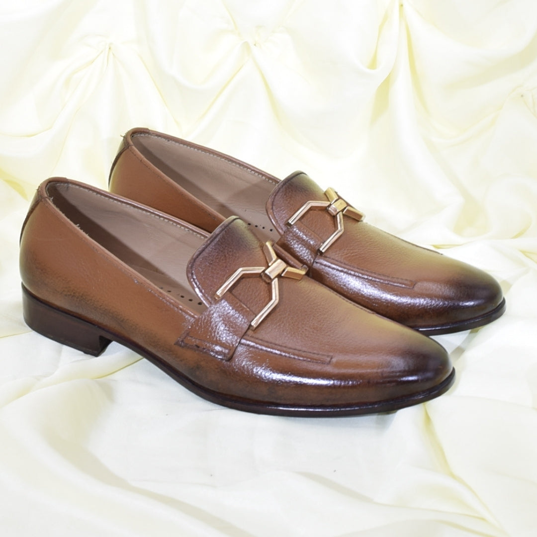 Mustard Men Leather Shoes M0366