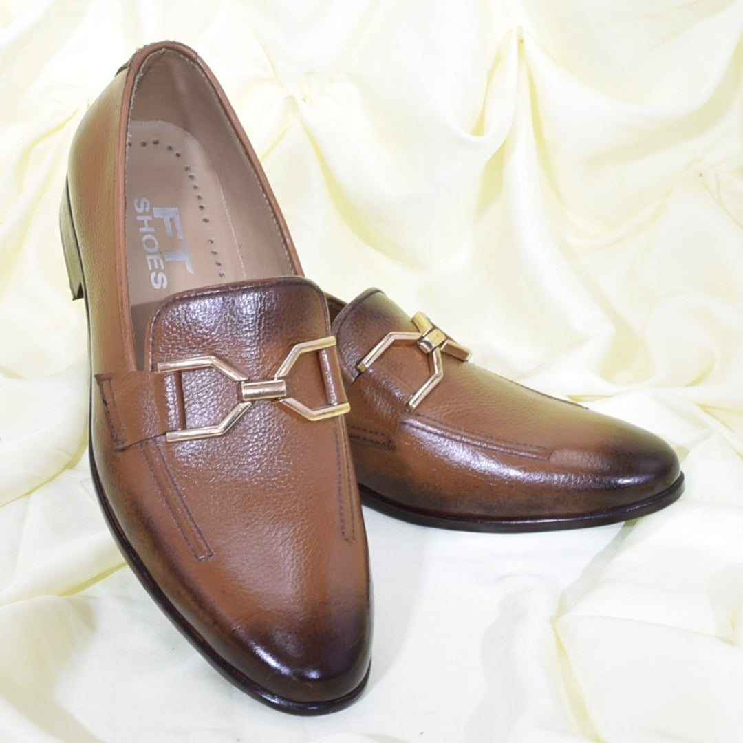 Mustard Men Leather Shoes M0366