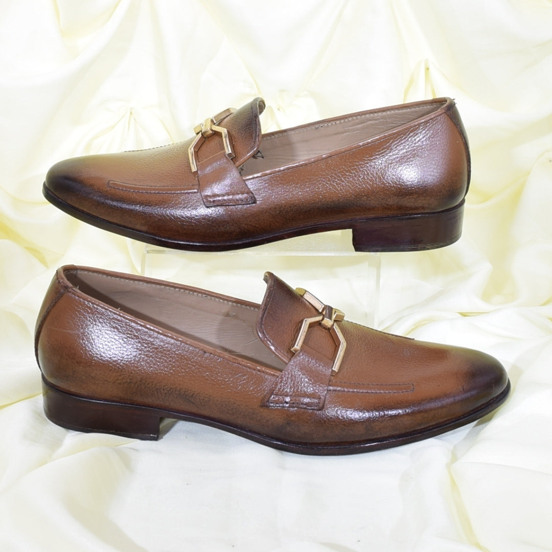 Mustard Men Leather Shoes M0366