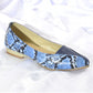 Women Blue Flat Shoes SH0095