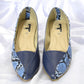 Women Blue Flat Shoes SH0095