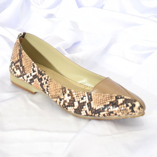 Women Brown Flat Shoes SH0095