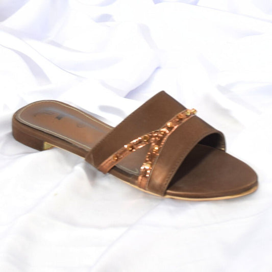 Women Brown Flat Shoes SH0209