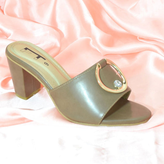 Women Brown Heel Shoes SH0226