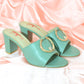 Women Cyan Heel Shoes SH0226