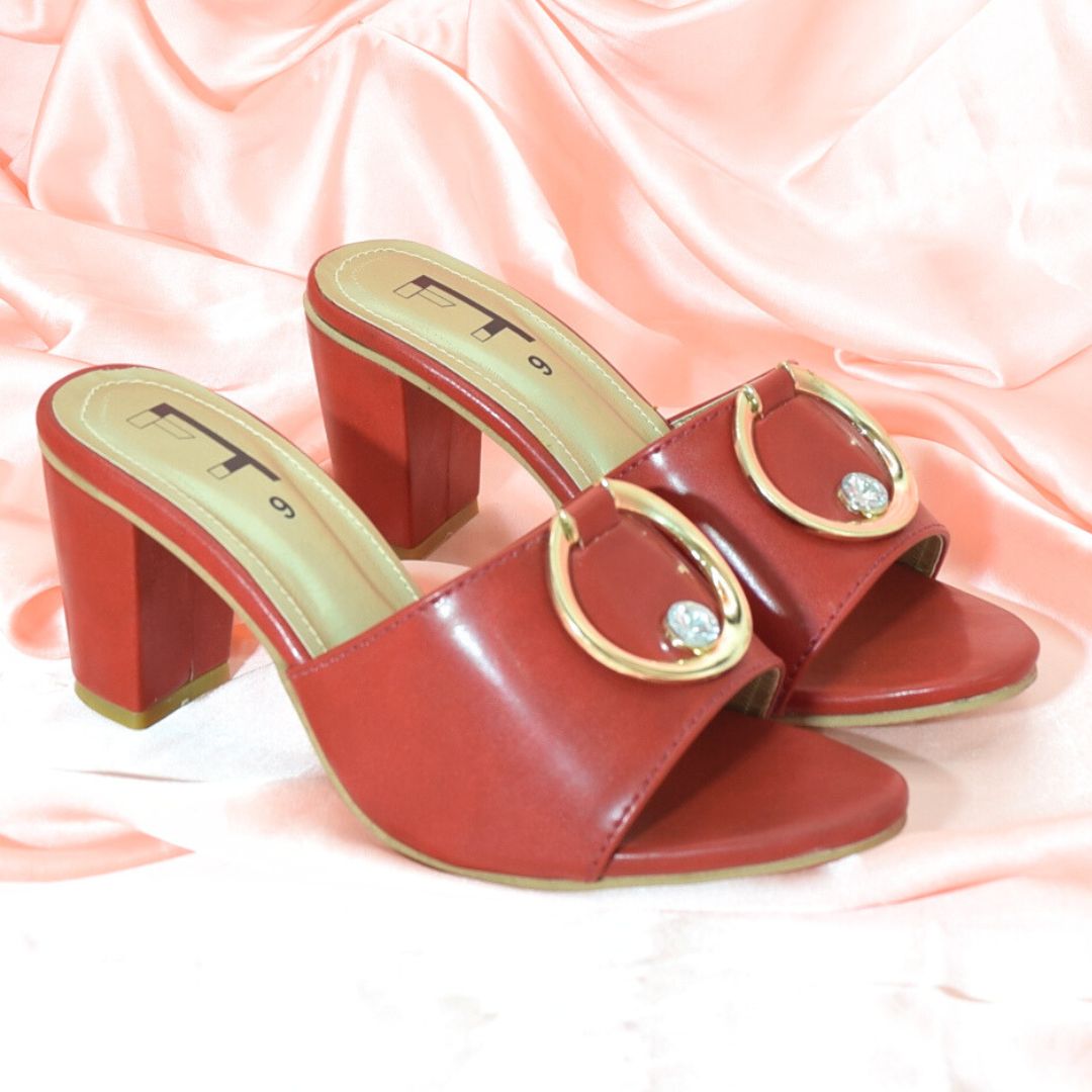 Women Red Heel Shoes SH0226