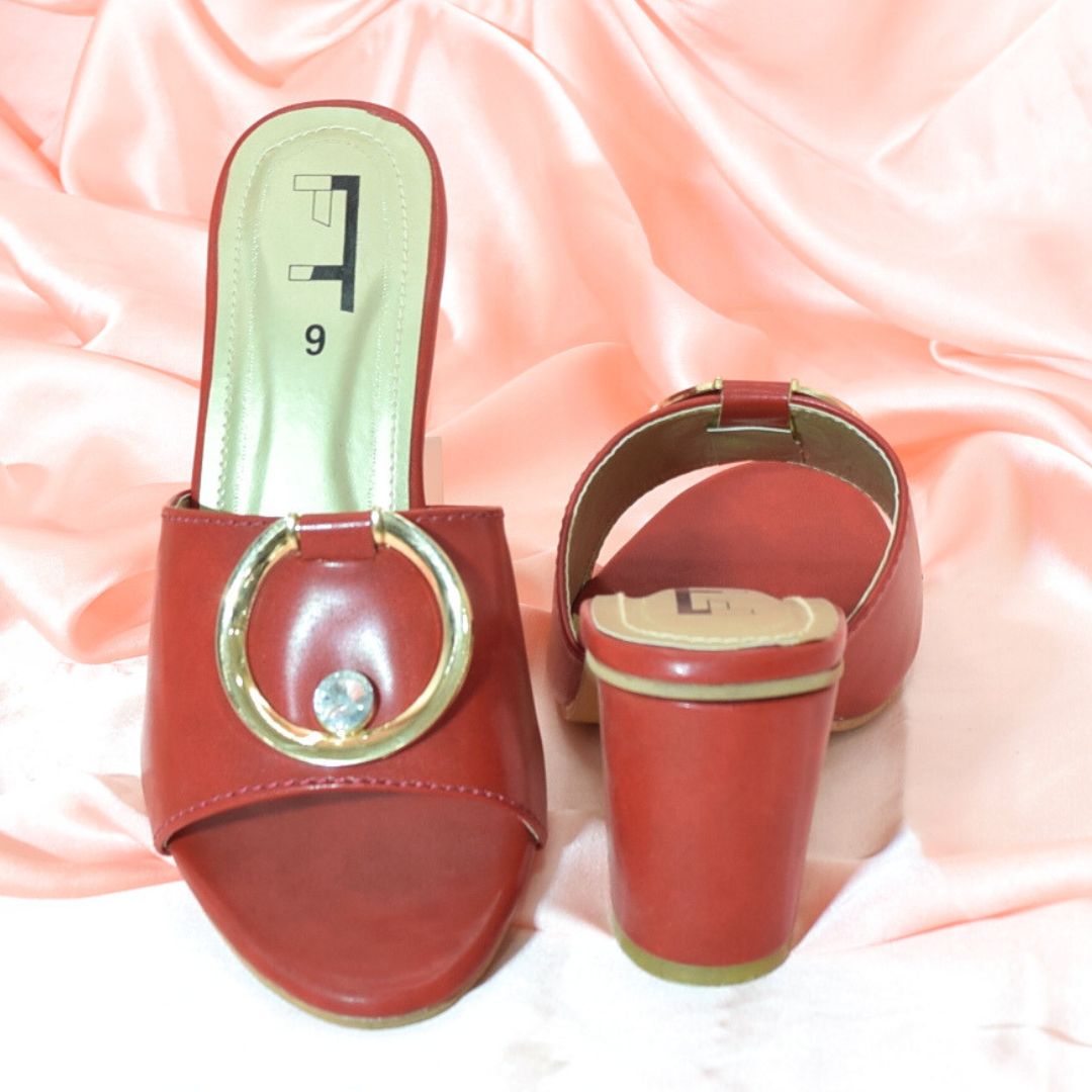 Women Red Heel Shoes SH0226