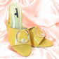 Women Yellow Heel Shoes SH0226