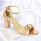 Women Peach Fancy Heel Shoes SH0282