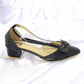 Women Black Heel Shoes SH0341